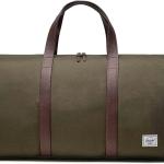 Herschel Leather Duffle Bag In Brown Color